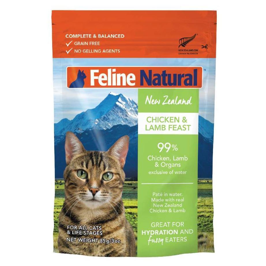 Feline Natural Chicken & Lamb Pouch Wet Cat Food