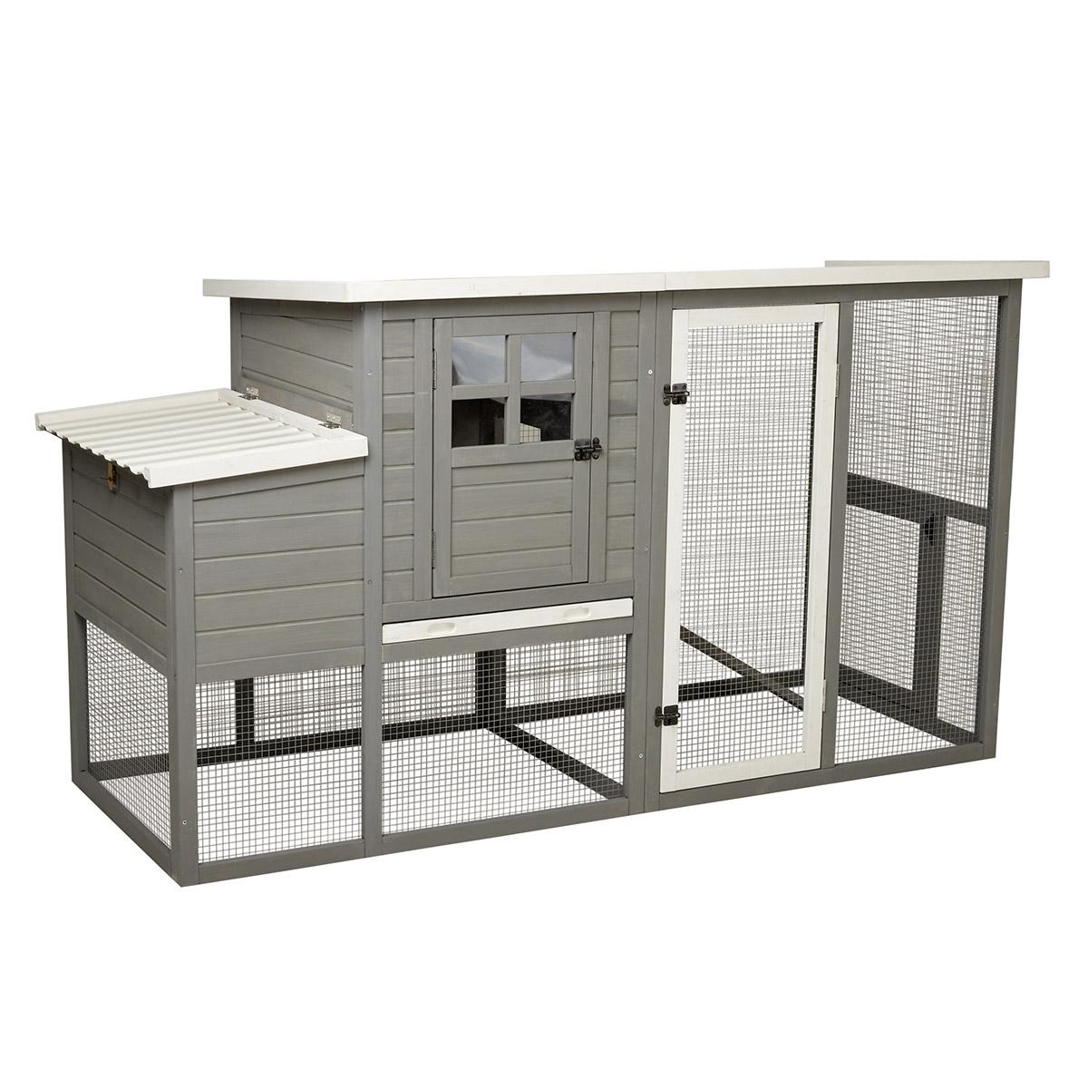 Lexi & Me Flat Roof Outdoor Coop