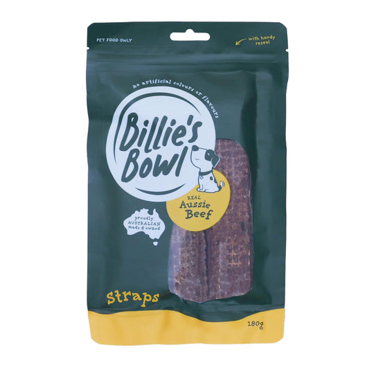 Billie’s Bowl Real Aussie Beef Straps