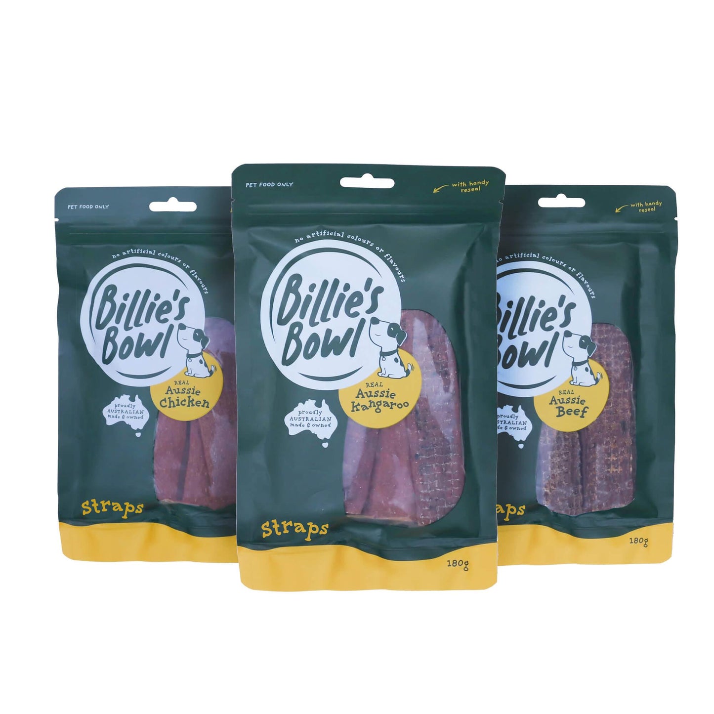 Billie’s Bowl Real Aussie Kangaroo Straps