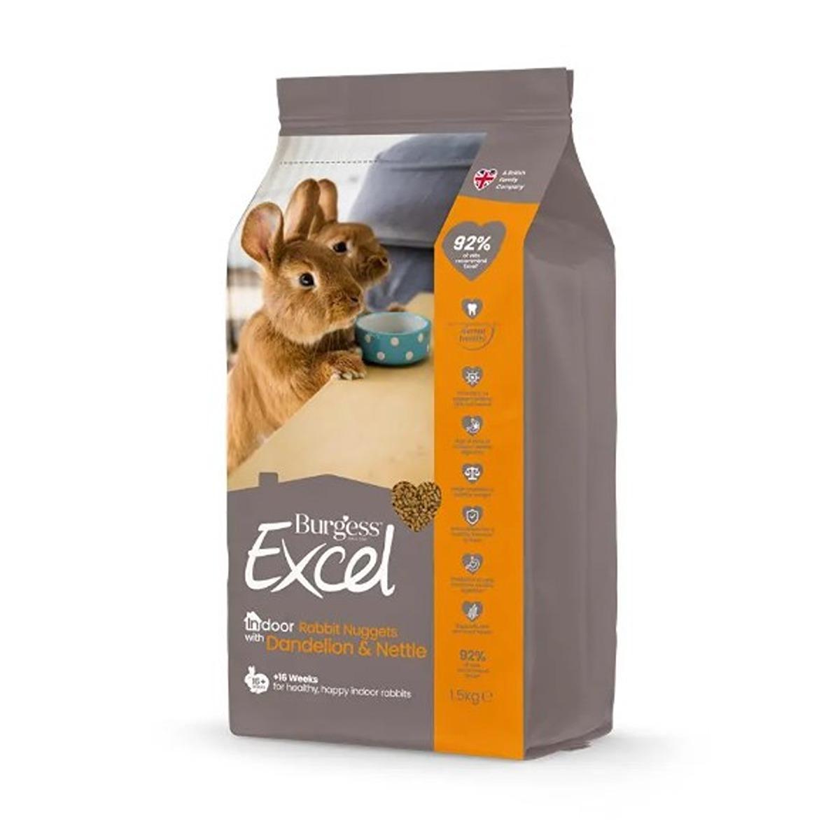 Burgess Excel Indoor Rabbit Nuggets with Dandelion & Nettle