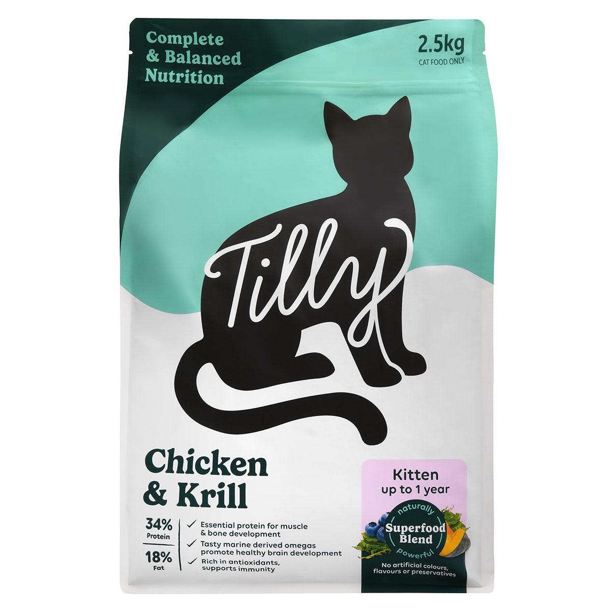 Tilly Chicken & Krill Dry Kitten Food