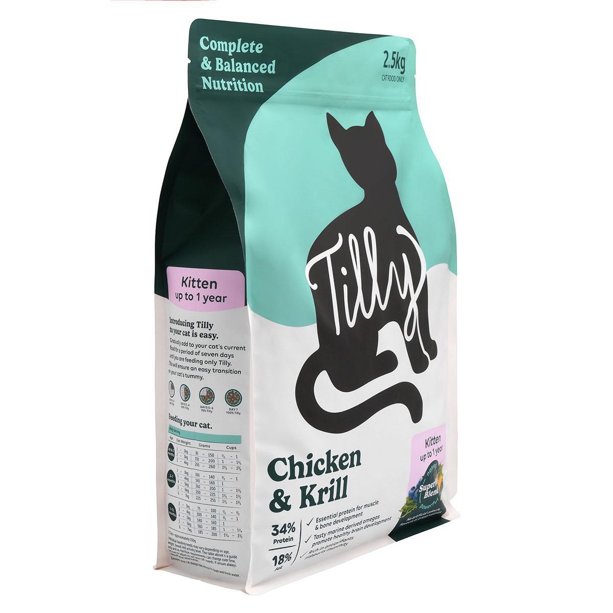 Tilly Chicken & Krill Dry Kitten Food