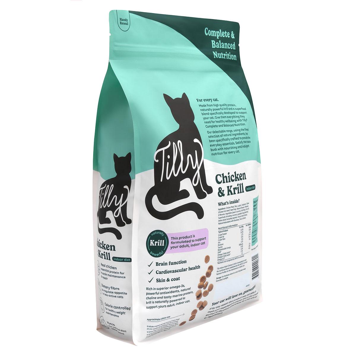 Tilly Indoor Adult Chicken & Krill Dry Cat Food
