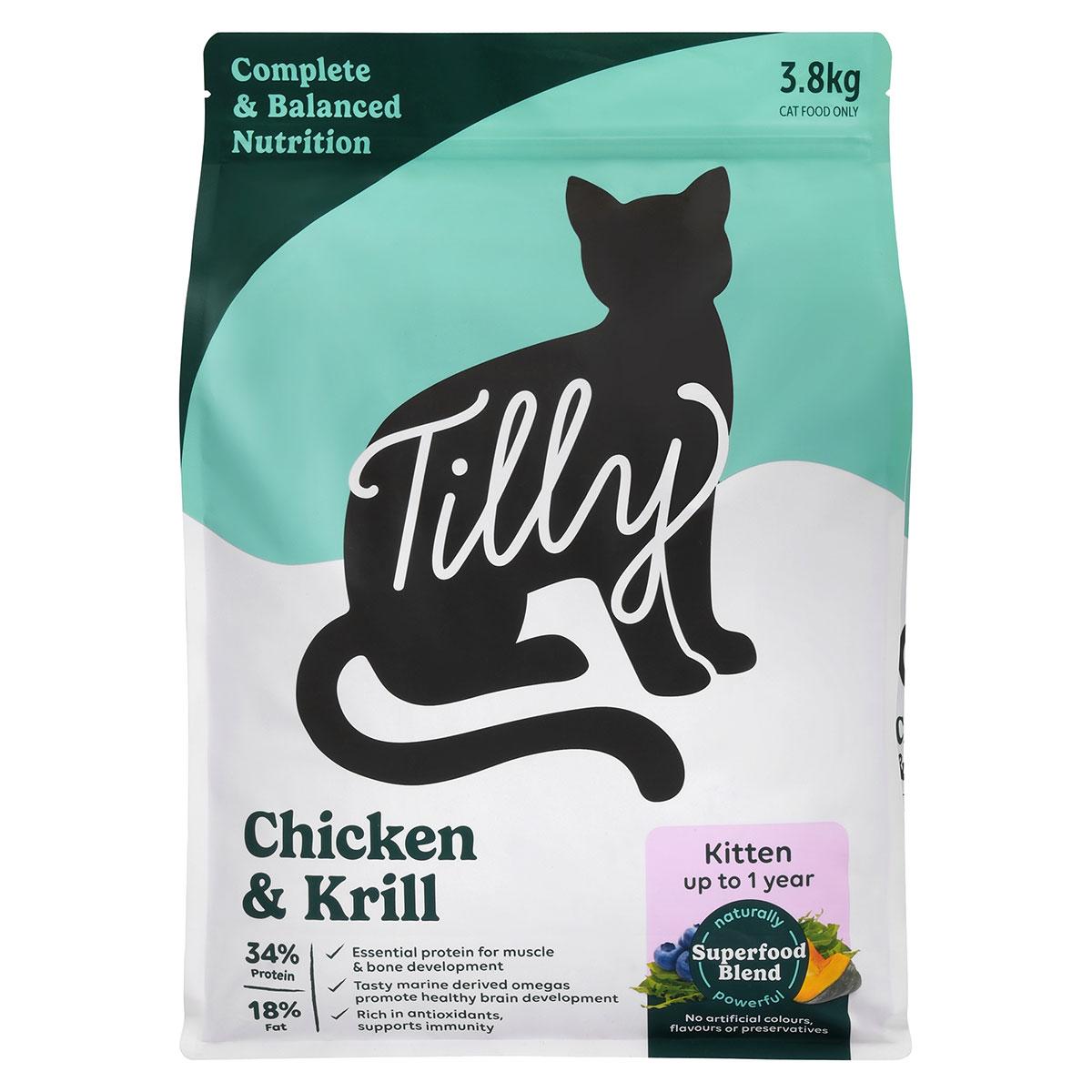 Tilly Chicken & Krill Dry Kitten Food