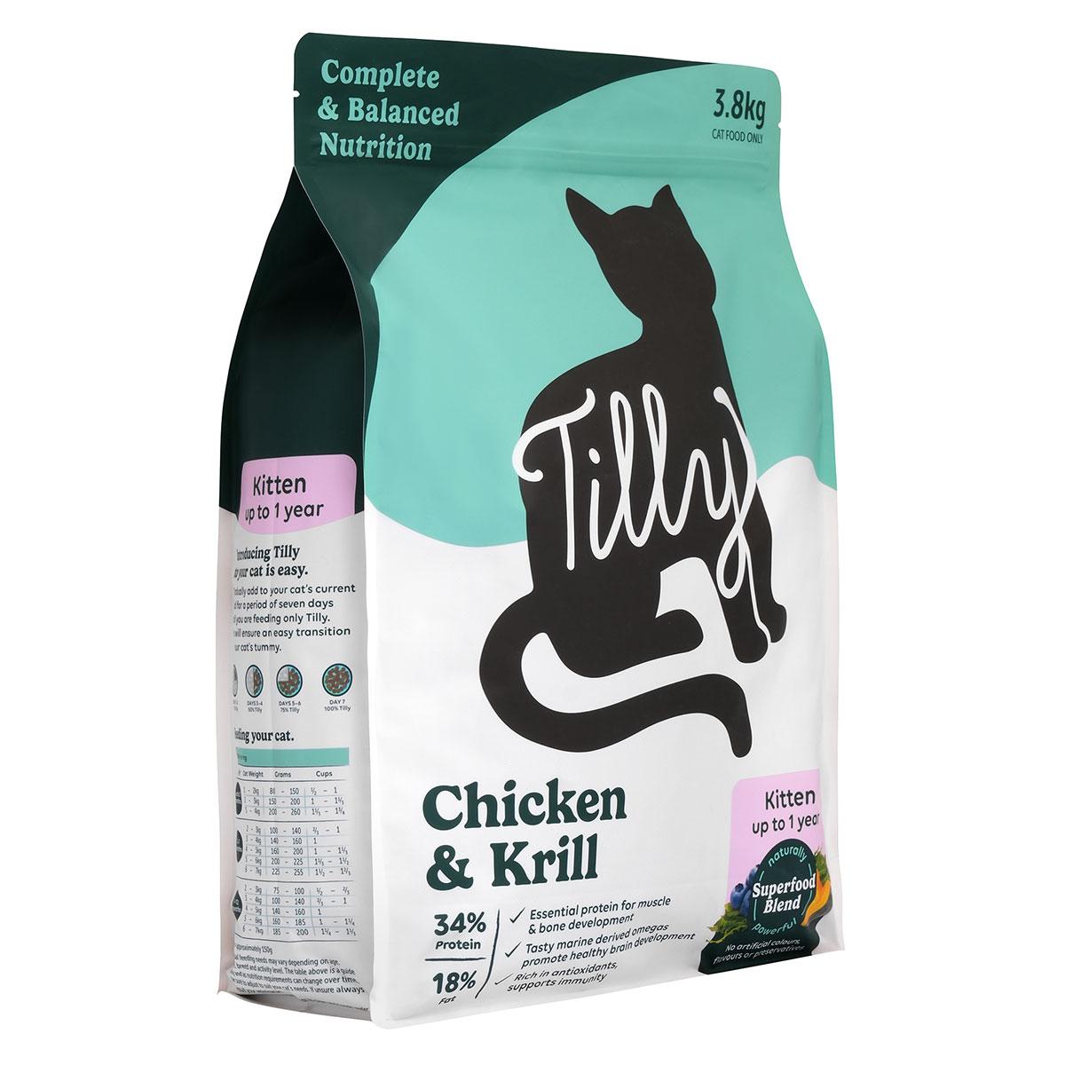 Tilly Chicken & Krill Dry Kitten Food