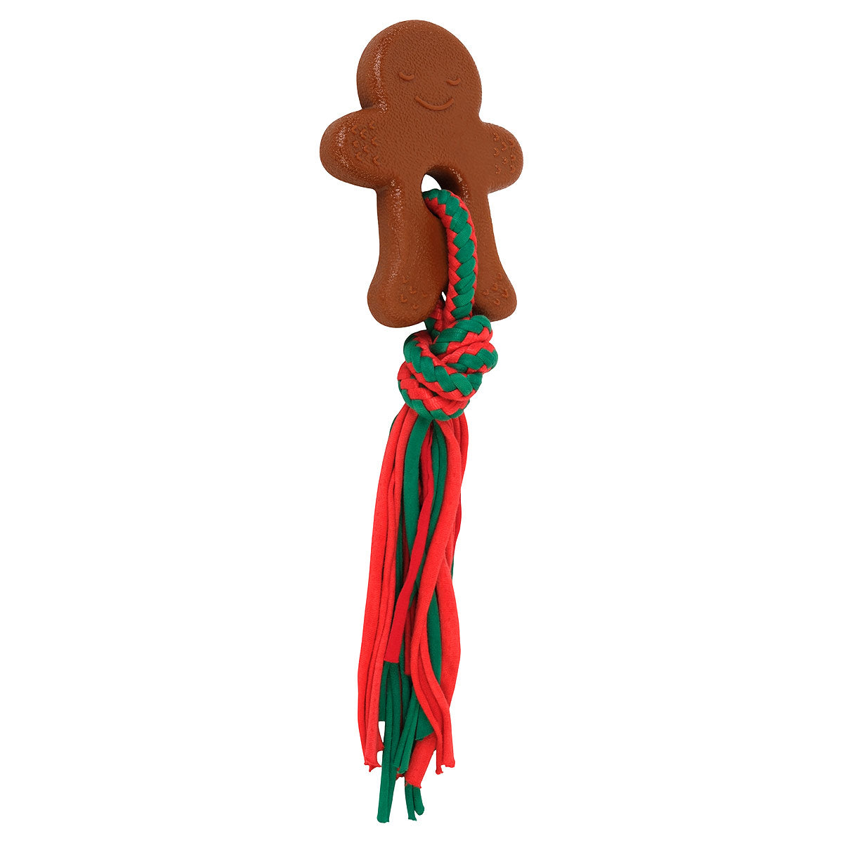 Petstock Christmas Gingerbread Chew & Rope Dog Toy