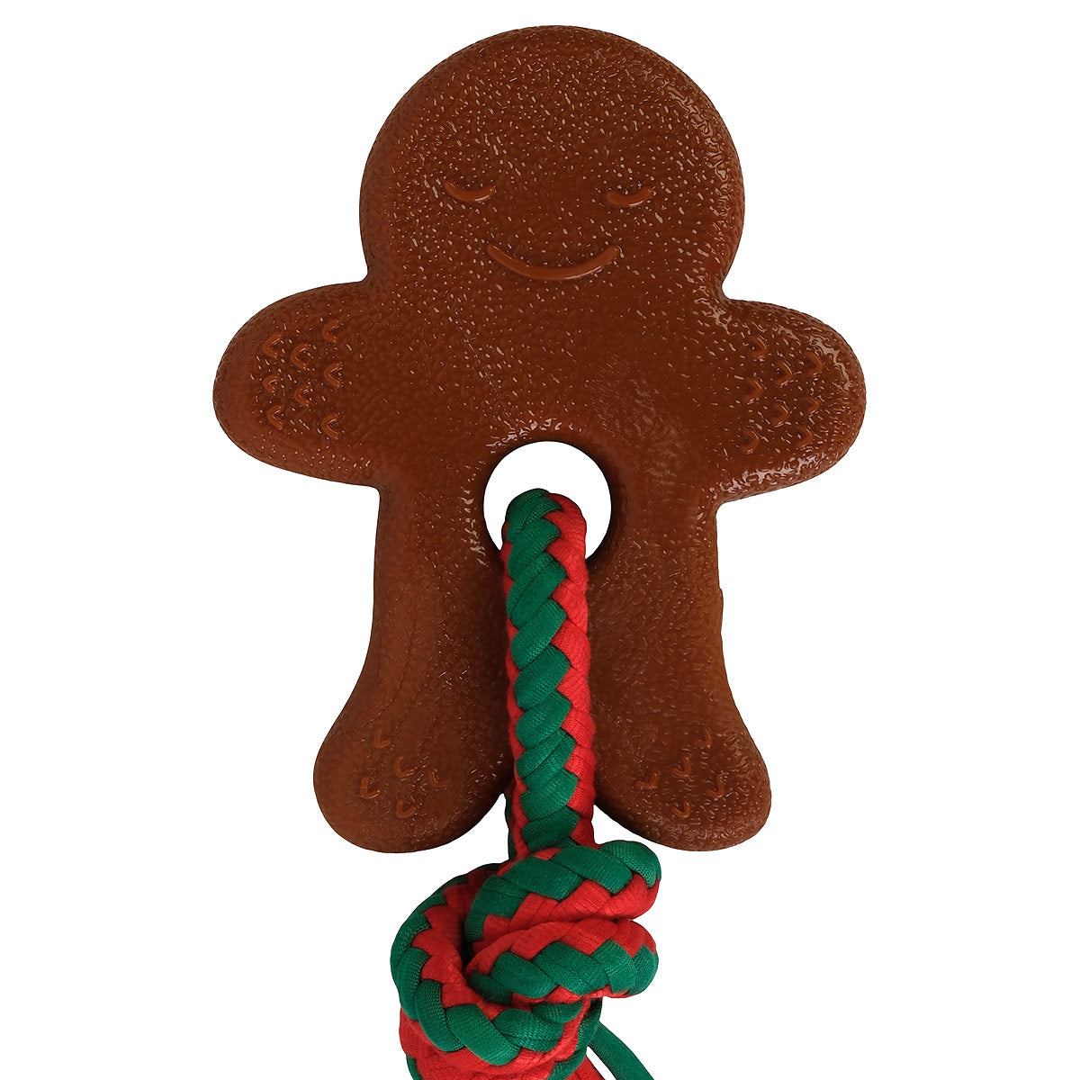 Petstock Christmas Gingerbread Chew & Rope Dog Toy