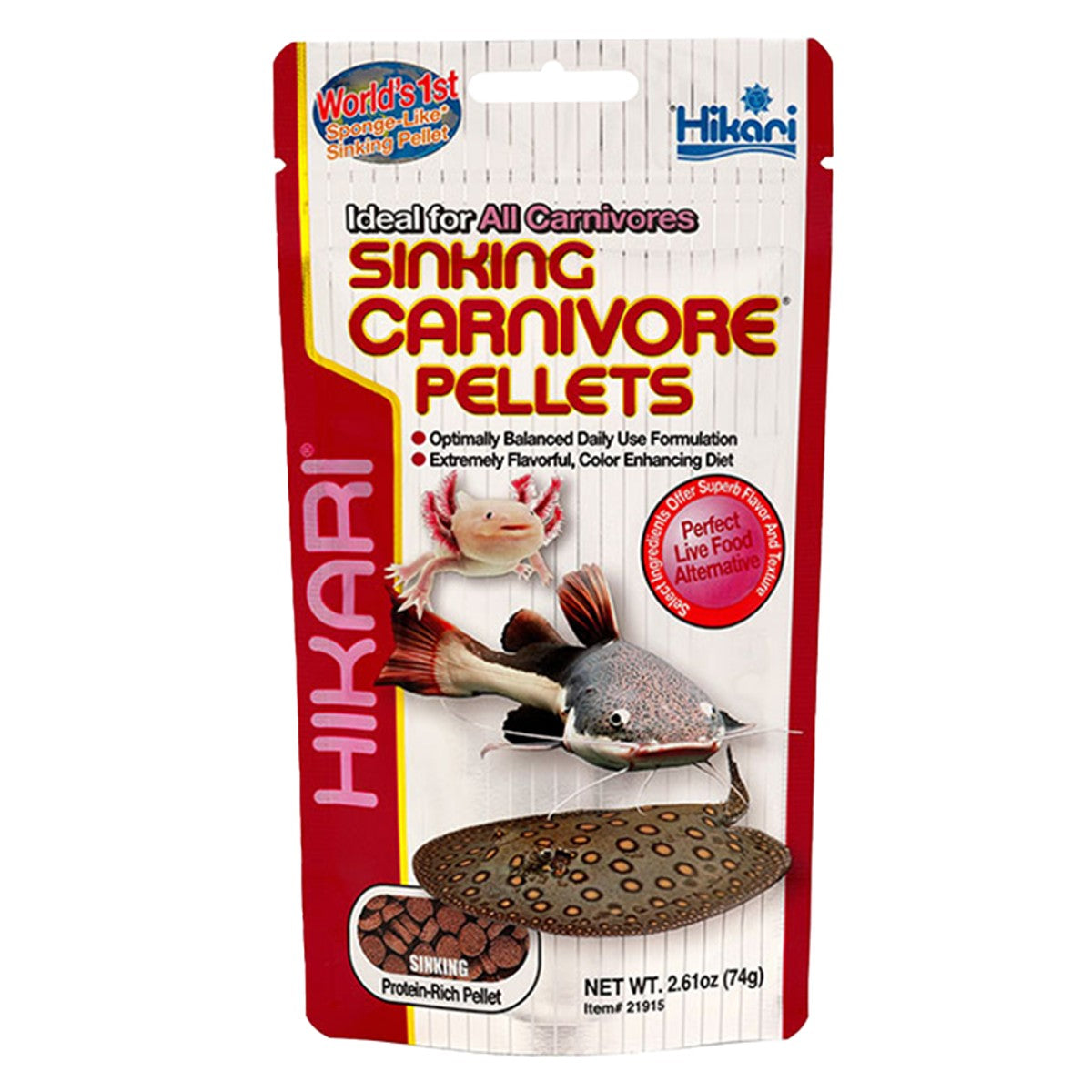 Hikari Tropical Carnivore Sinking Pellet Fish Food