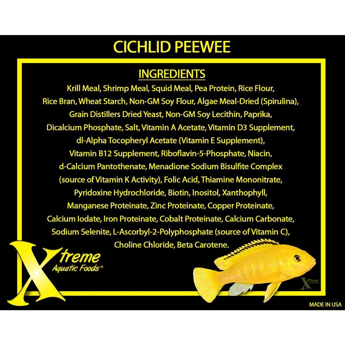 Xtreme Cichlid Peewee Pellets
