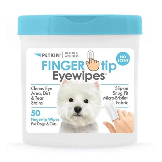 Petkin Fingertip Eye Wipes
