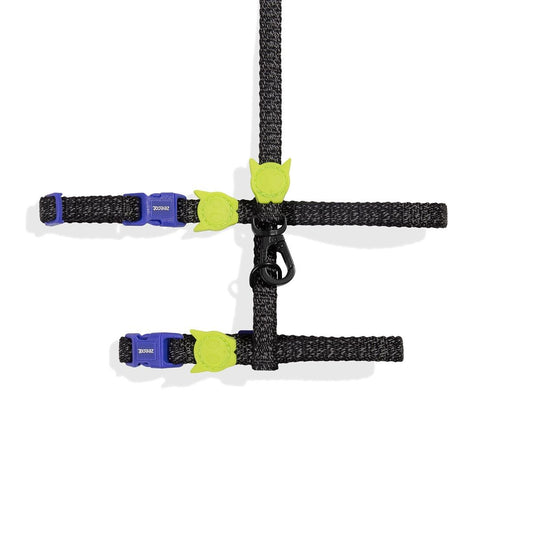 Zee.Cat Reflective Nox Harness + Leash Set