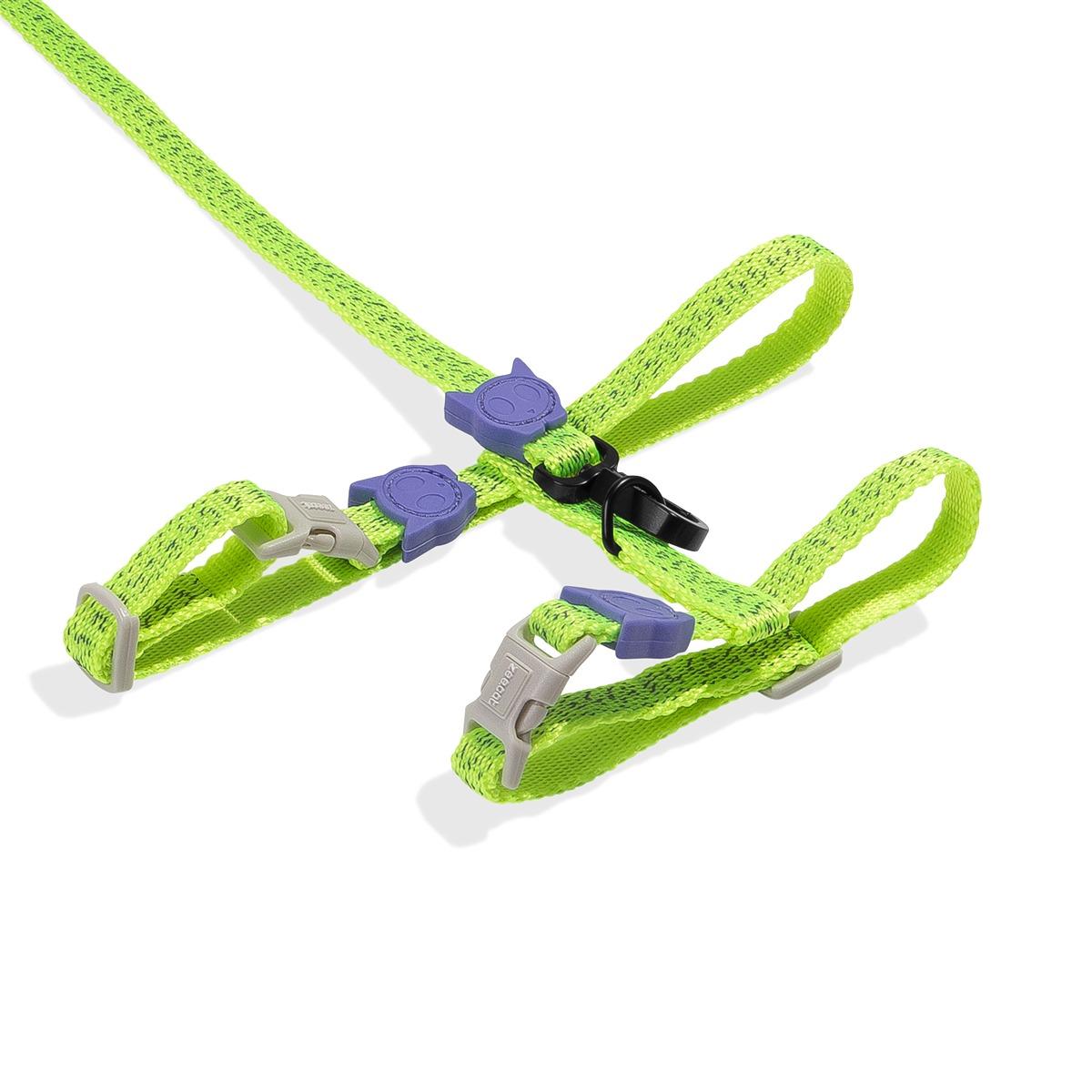 Zee.Cat Reflective Nox Harness + Leash Set