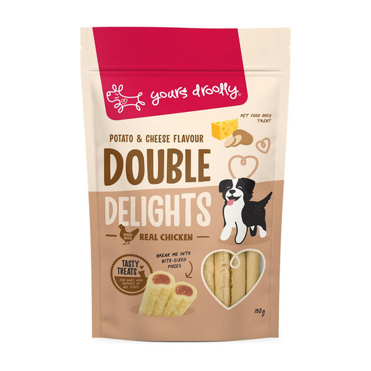 Yours Droolly Double Delights Potato & Cheese Treats