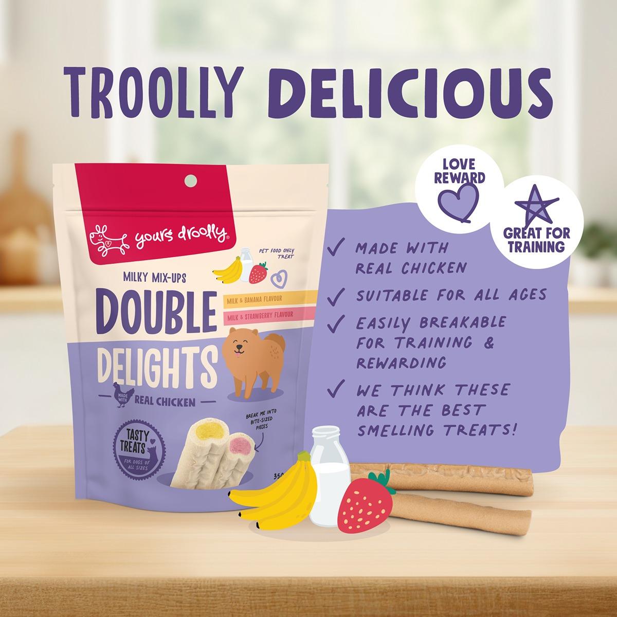 Yours Droolly Double Delights Milky Mix Ups Treats