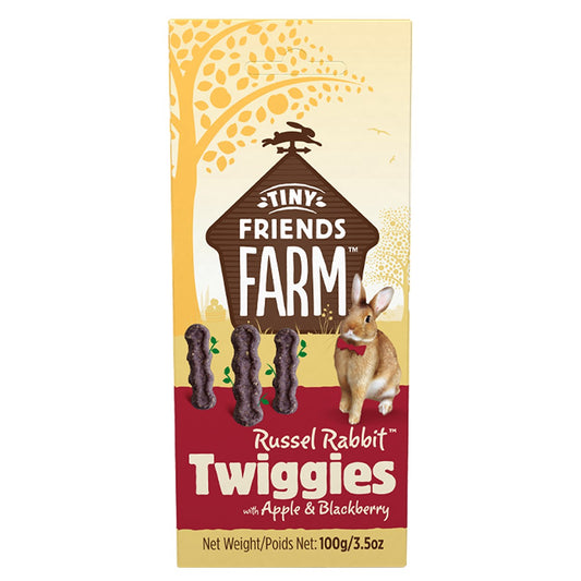Tiny Friends Farm Russel Rabbit Twiggies Apple & Blackberry
