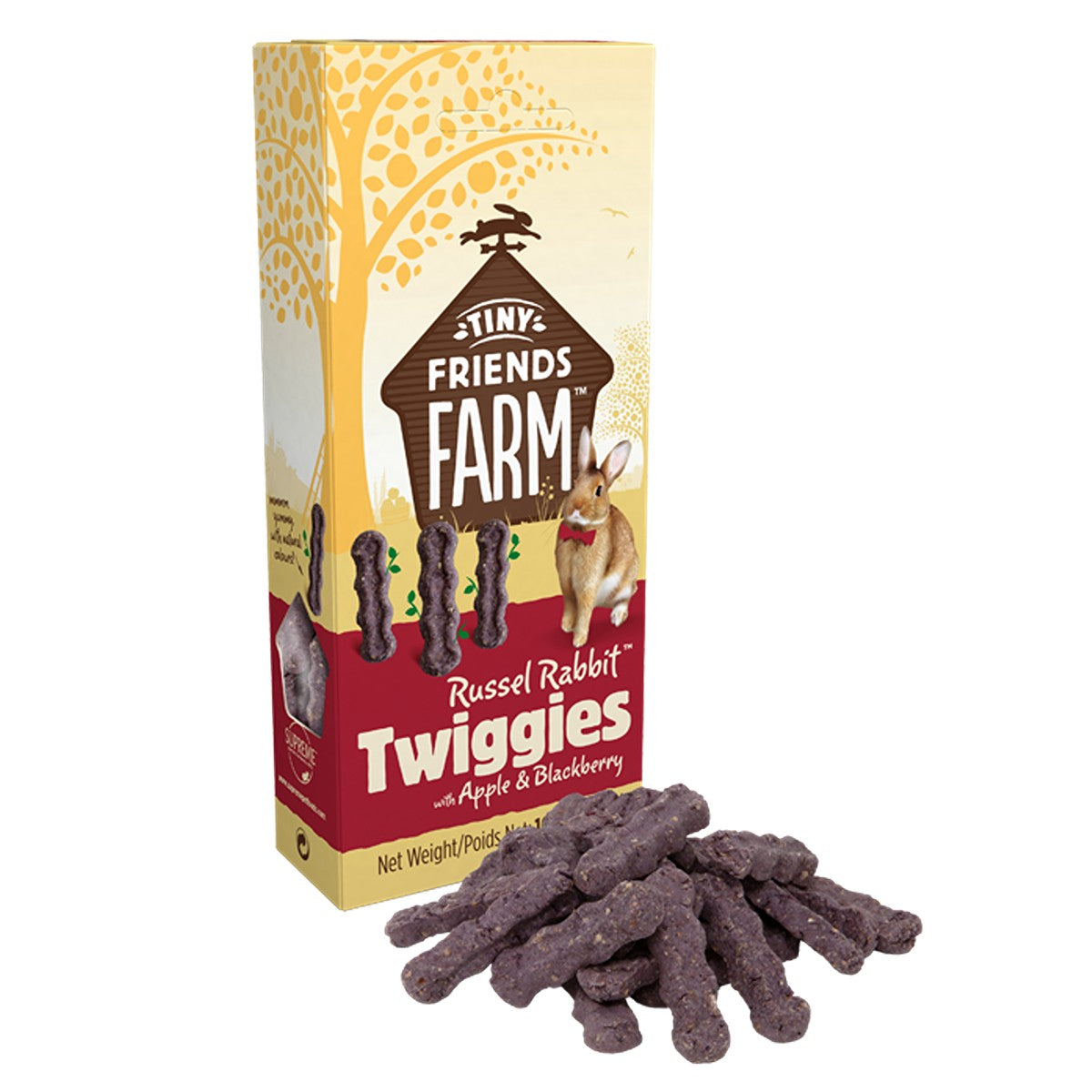 Tiny Friends Farm Russel Rabbit Twiggies Apple & Blackberry