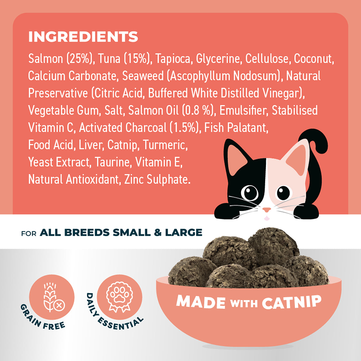 Bell & Bone Salmon Cat Dental Bites