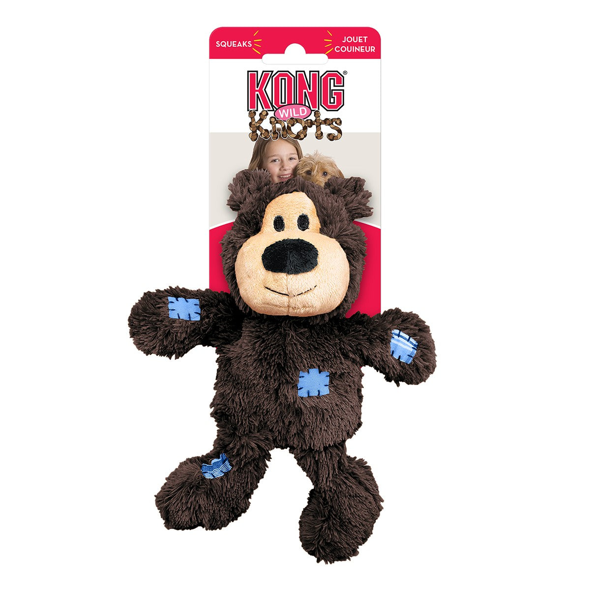 KONG Wild Knots Bear Dog Toy