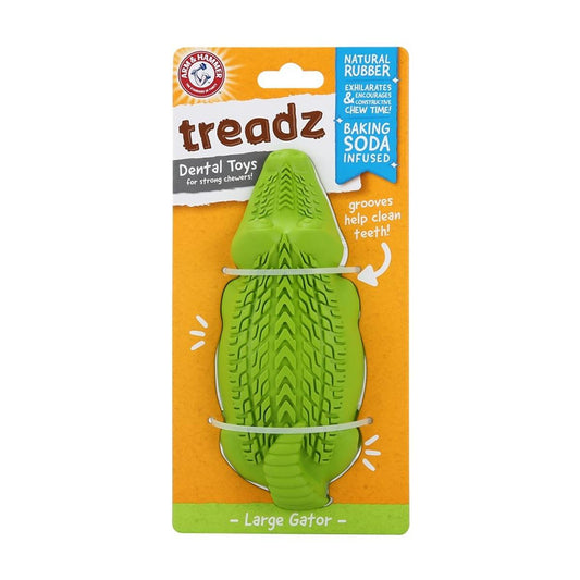 Arm & Hammer Super Treadz Gator Dental Toy