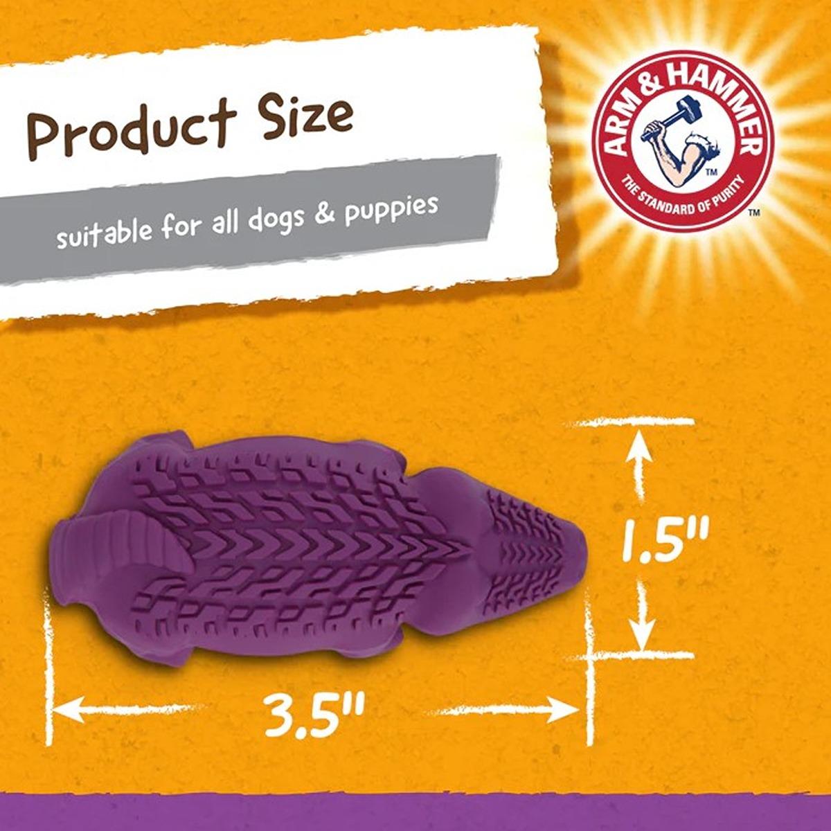 Arm & Hammer Super Treadz Gator Dental Toy
