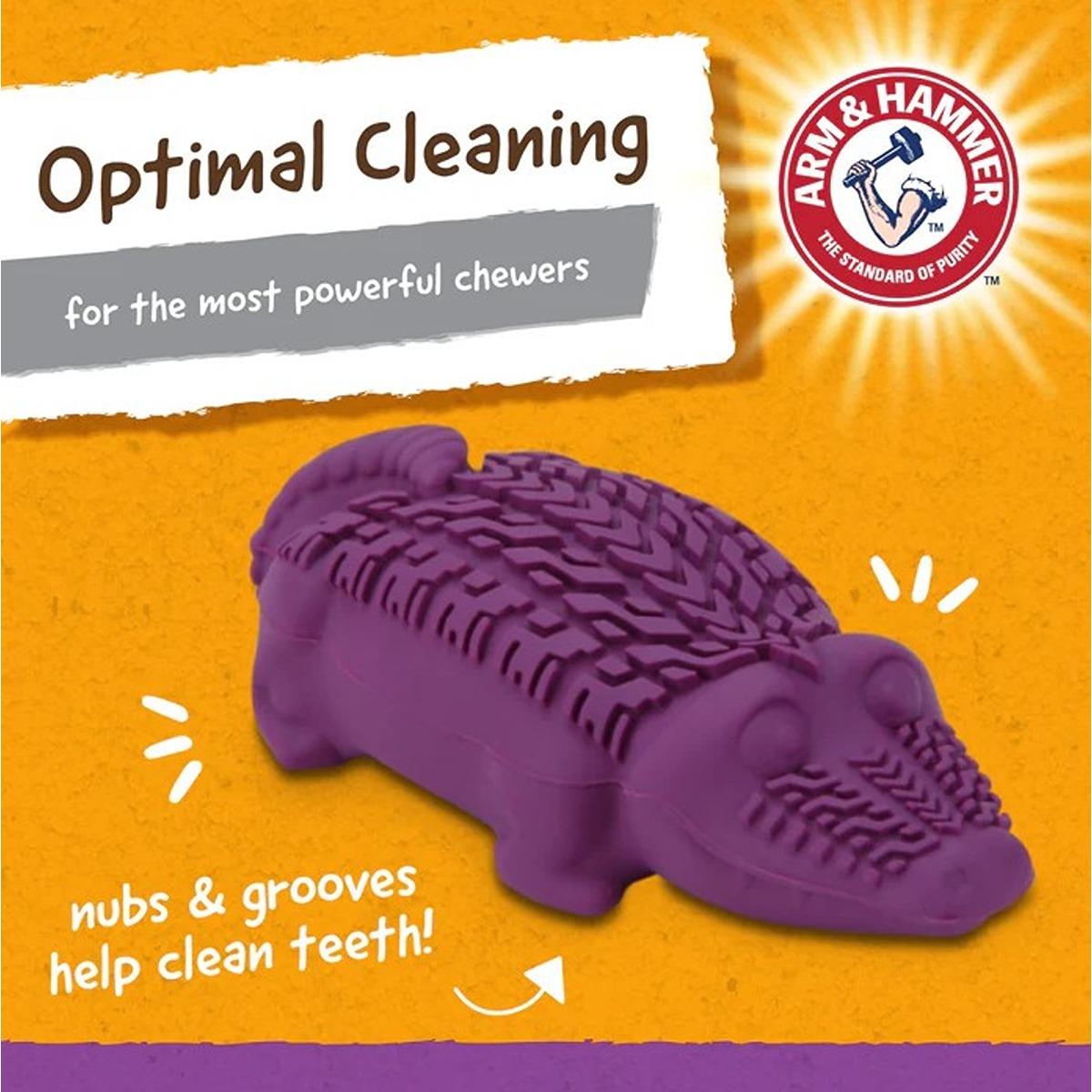 Arm & Hammer Super Treadz Gator Dental Toy