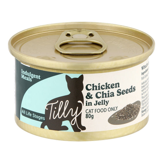 Tilly Indulgent Meals Chicken & Chia Seeds in Jelly Wet Cat