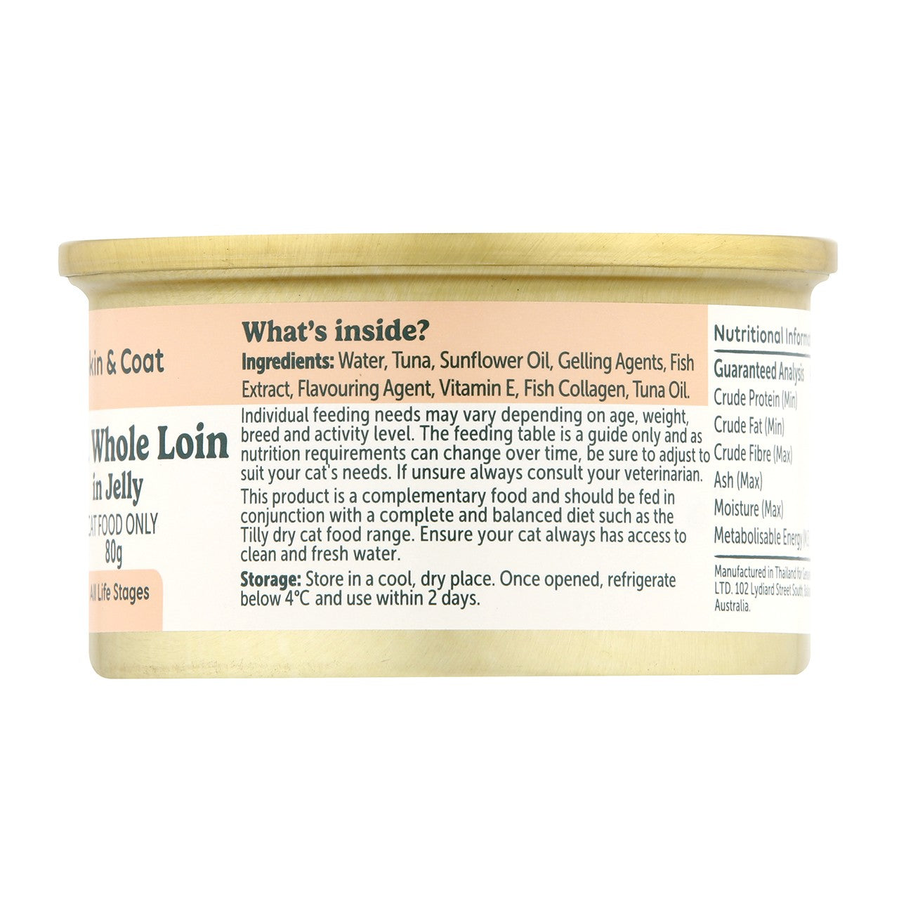 Tilly Skin & Coat Tuna in Jelly Wet Cat Food