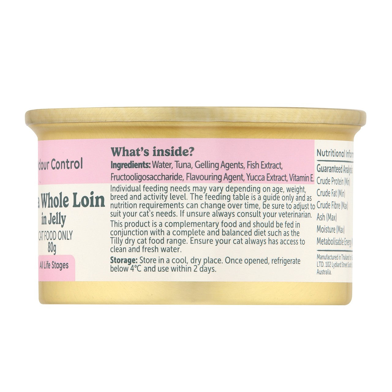 Tilly Odour Control Tuna in Jelly Wet Cat Food