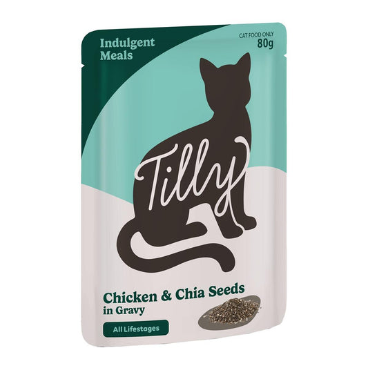 Tilly Indulgent Meals Chicken & Chia Seeds in Gravy Wet Cat Food