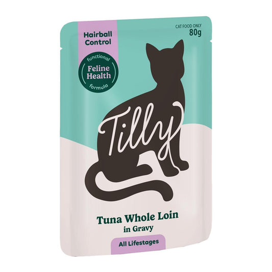 Tilly Hairball Control Tuna in Gravy Wet Cat Food