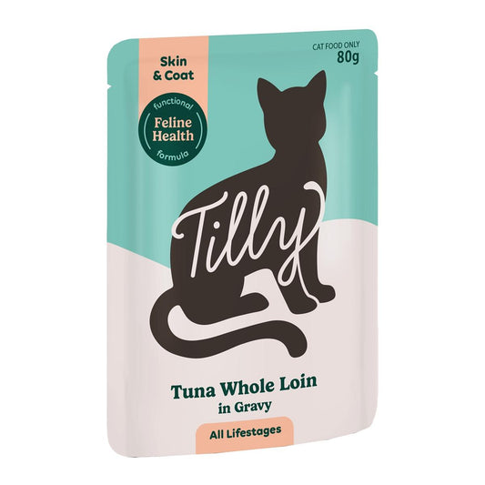 Tilly Skin & Coat Tuna in Gravy Wet Cat Food
