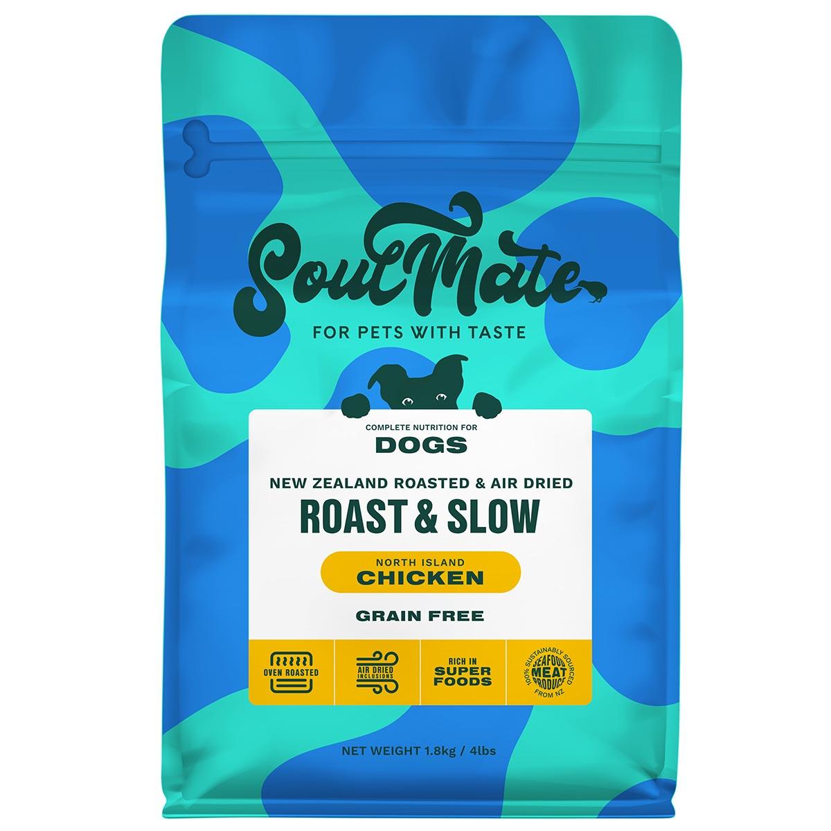SoulMate Roast & Slow North Island Chicken Baked and Air Dried Dog Food