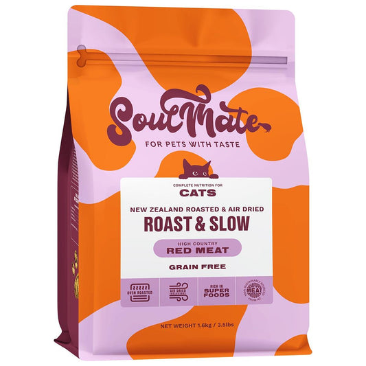 SoulMate Roast & Slow High Country Red Meat Baked and Air Dried Cat Food