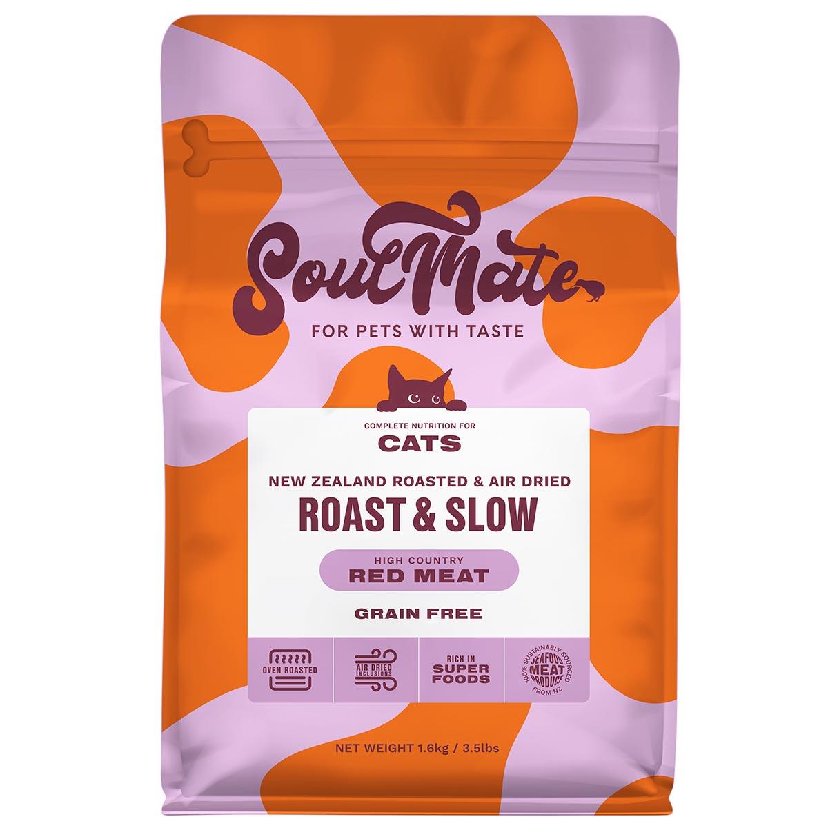 SoulMate Roast & Slow High Country Red Meat Baked and Air Dried Cat Food