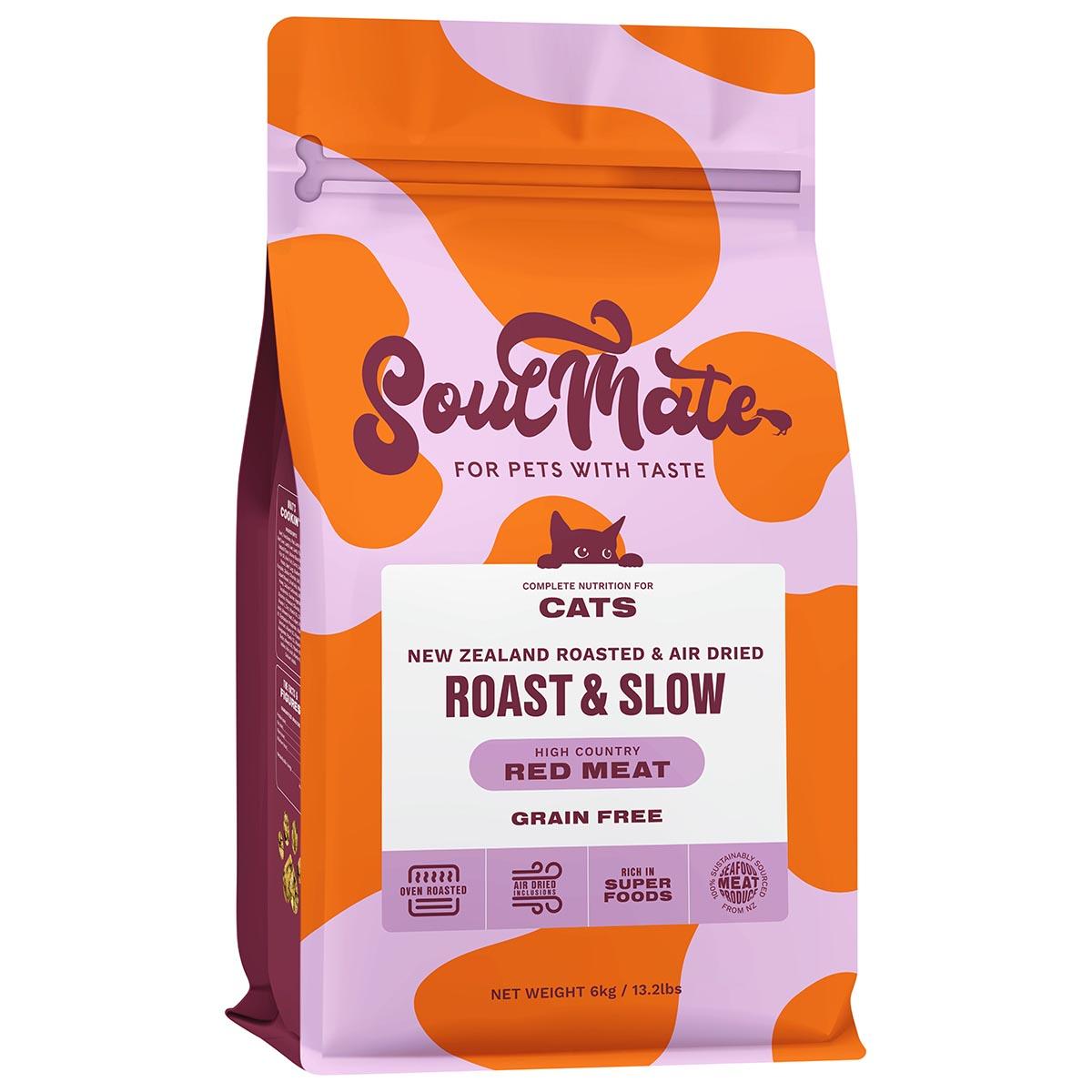 SoulMate Roast & Slow High Country Red Meat Baked and Air Dried Cat Food