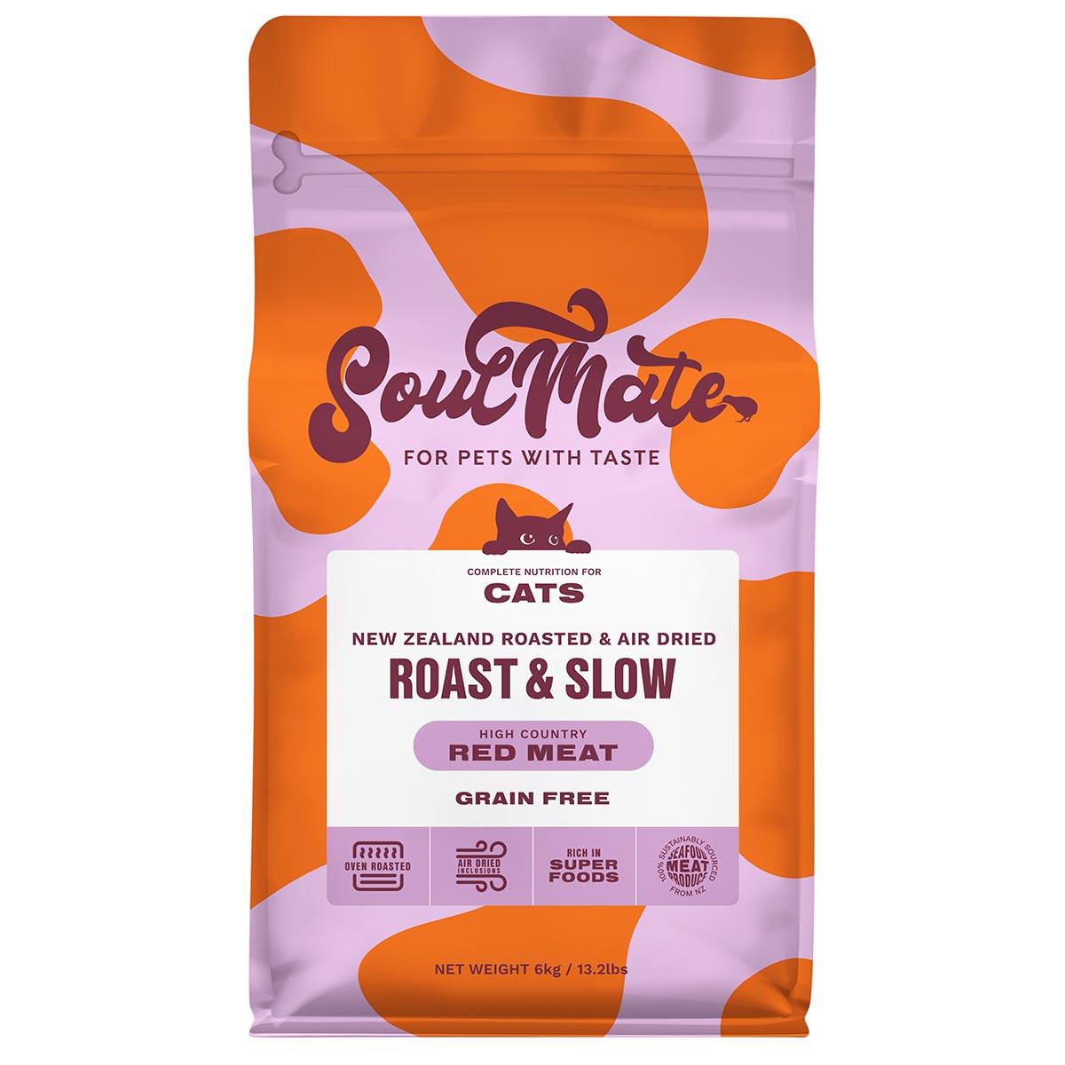 SoulMate Roast & Slow High Country Red Meat Baked and Air Dried Cat Food