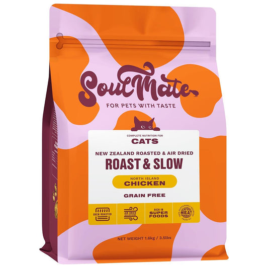 SoulMate Roast & Slow North Island Chicken Baked and Air Dried Cat Food