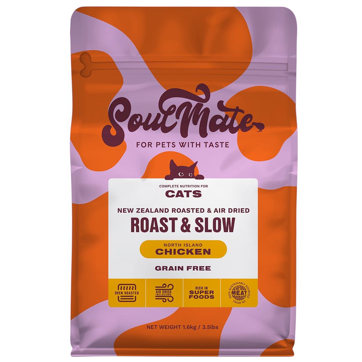 SoulMate Roast & Slow North Island Chicken Baked and Air Dried Cat Food