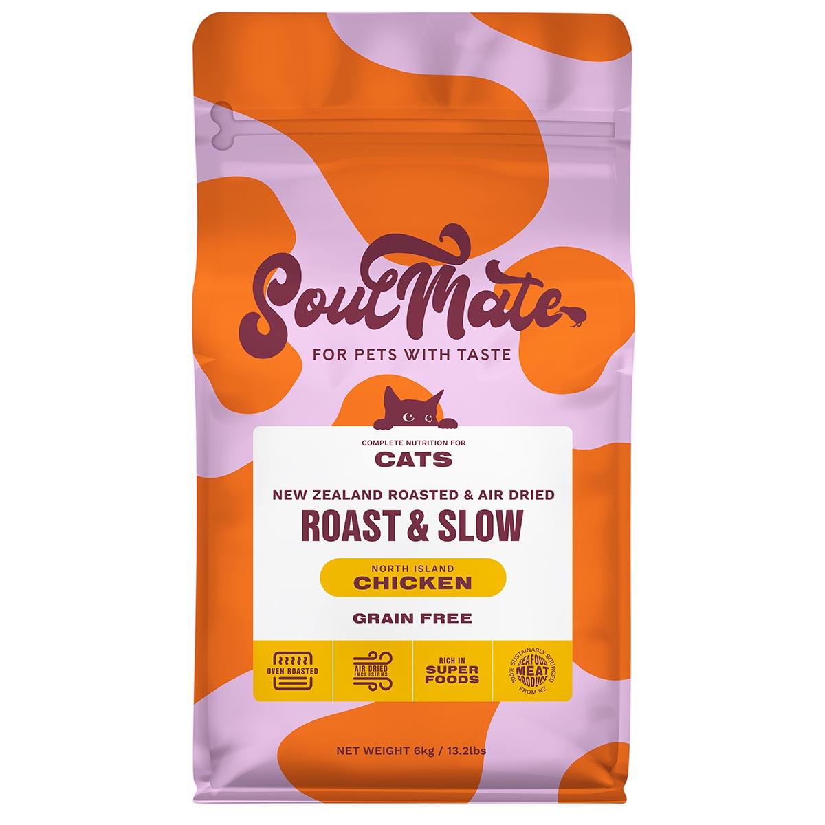 SoulMate Roast & Slow North Island Chicken Baked and Air Dried Cat Food