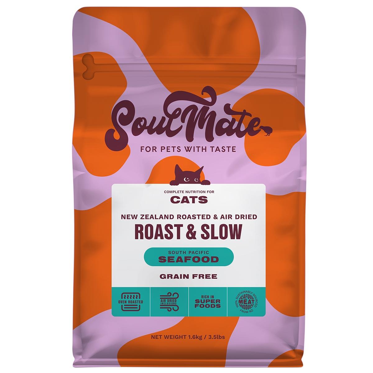 SoulMate Roast & Slow South Pacific Seafood Baked and Air Dried Cat Food