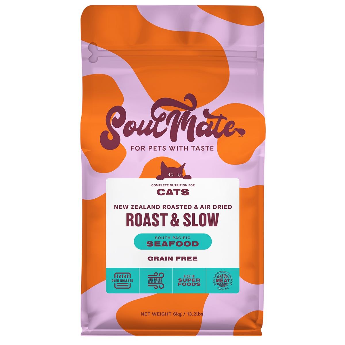 SoulMate Roast & Slow South Pacific Seafood Baked and Air Dried Cat Food