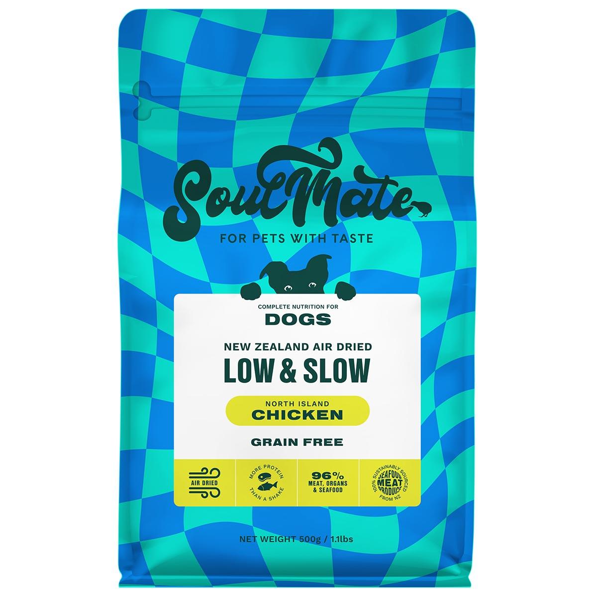 SoulMate Low & Slow North Island Chicken Air Dried Dog Food