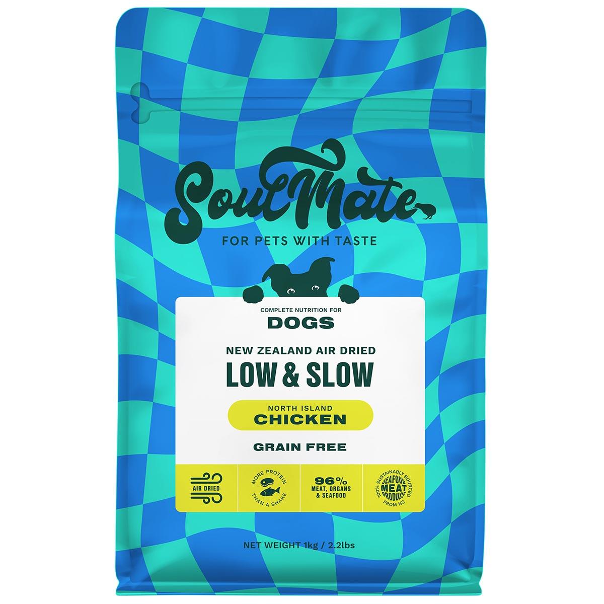SoulMate Low & Slow North Island Chicken Air Dried Dog Food