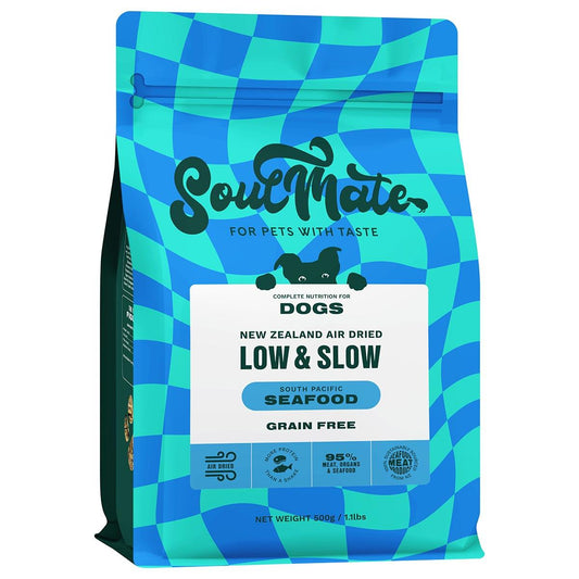 SoulMate Low & Slow South Pacific Seafood Air Dried Dog Food