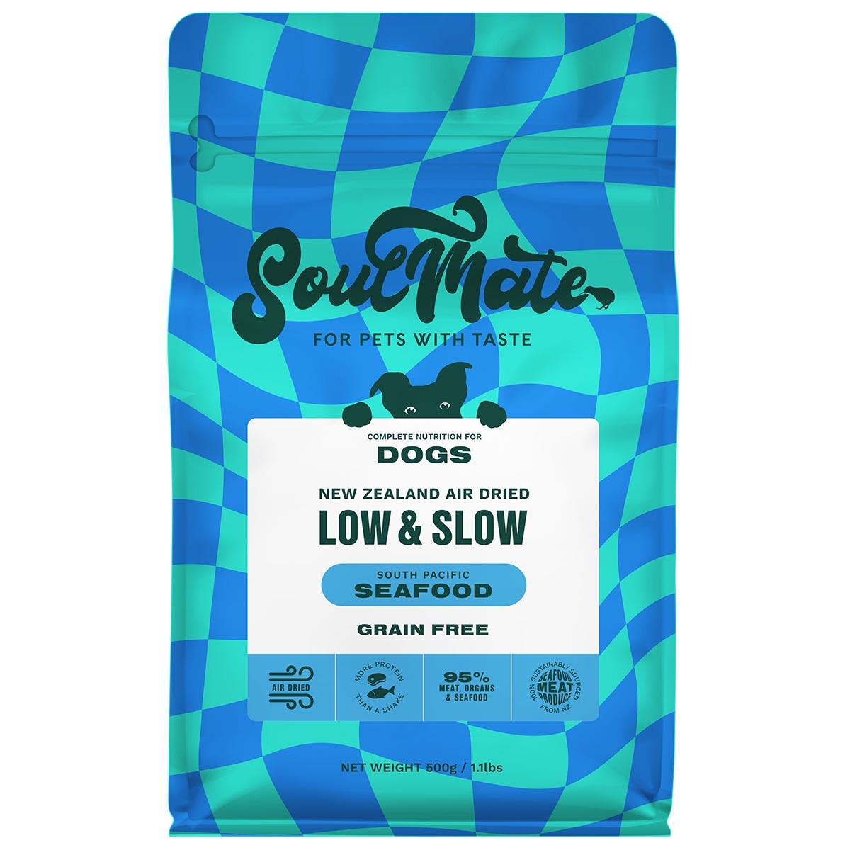 SoulMate Low & Slow South Pacific Seafood Air Dried Dog Food