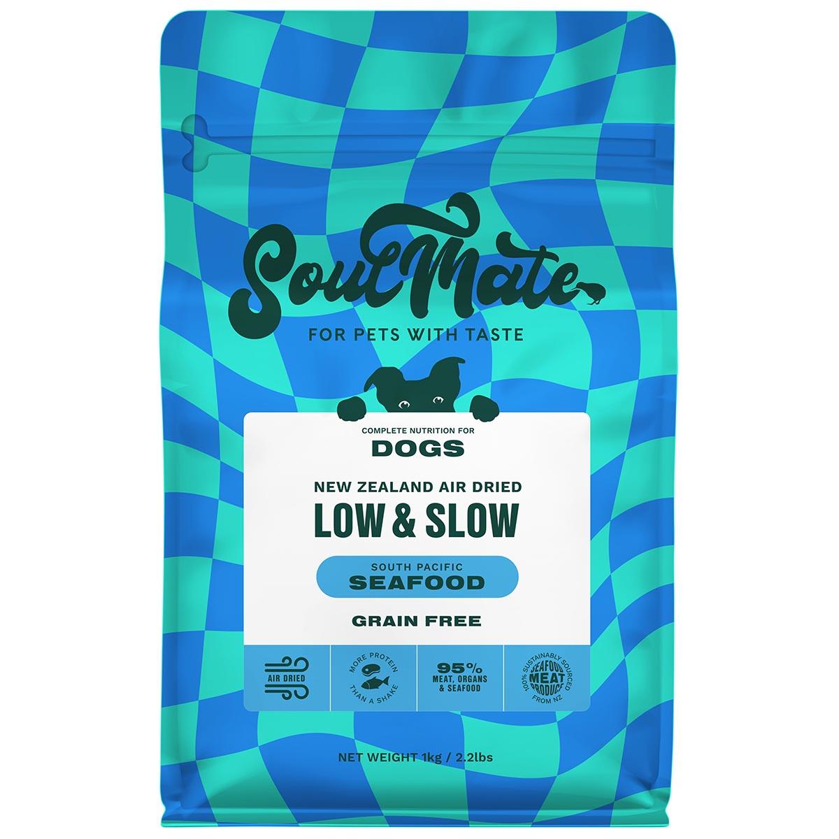 SoulMate Low & Slow South Pacific Seafood Air Dried Dog Food