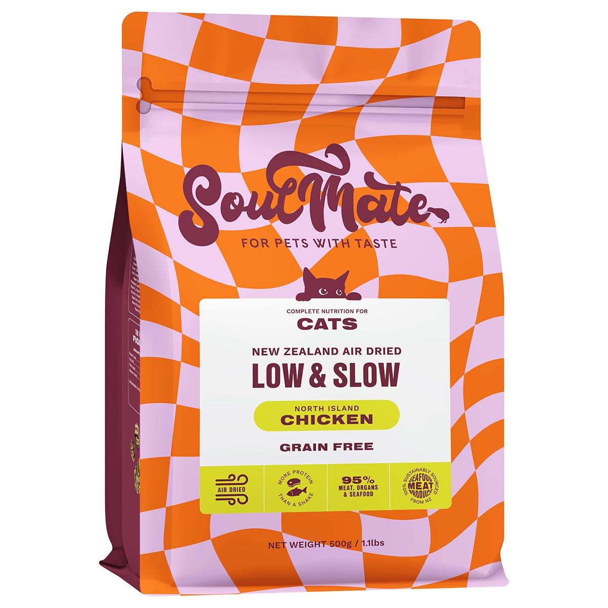SoulMate Low & Slow North Island Chicken Air Dried Cat Food