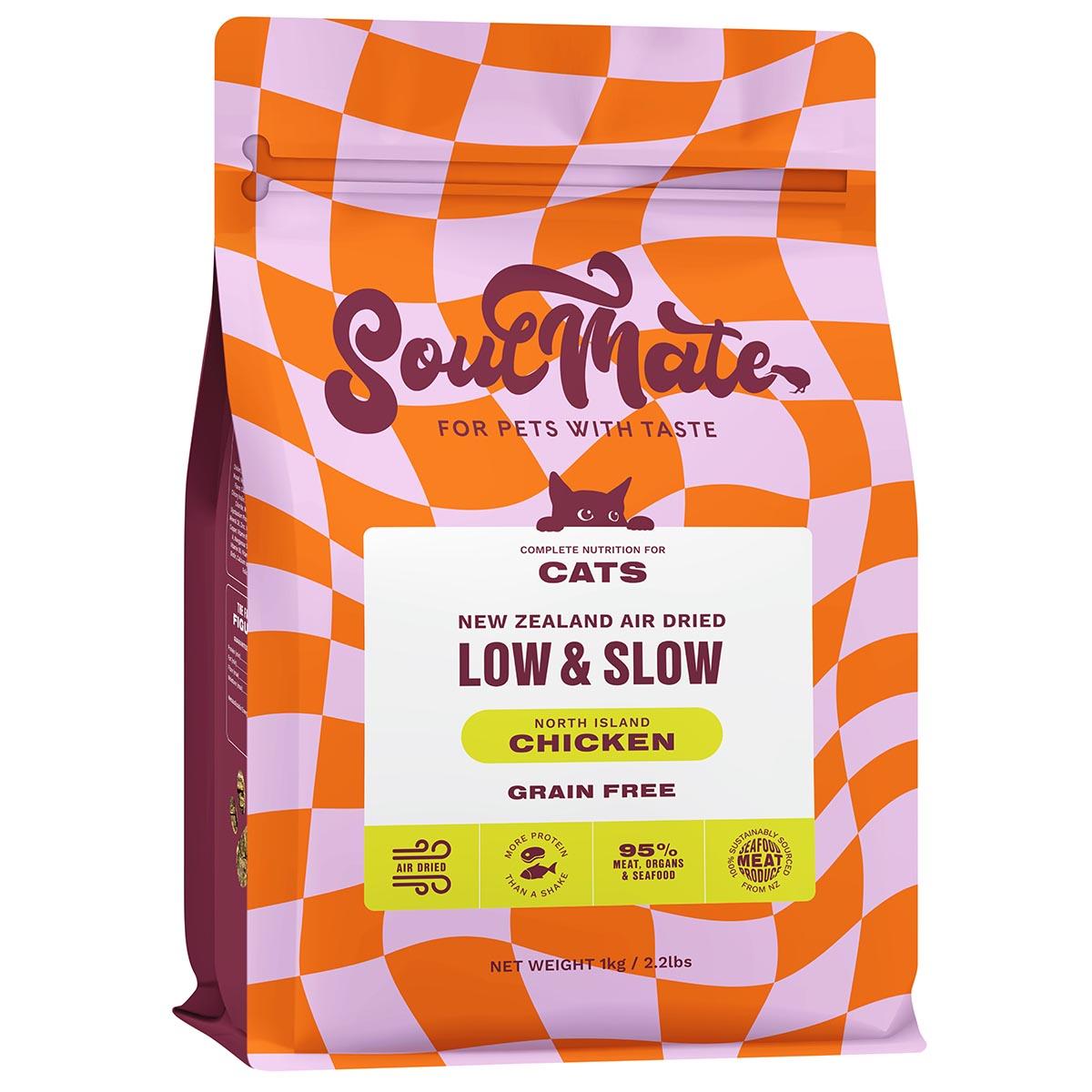 SoulMate Low & Slow North Island Chicken Air Dried Cat Food