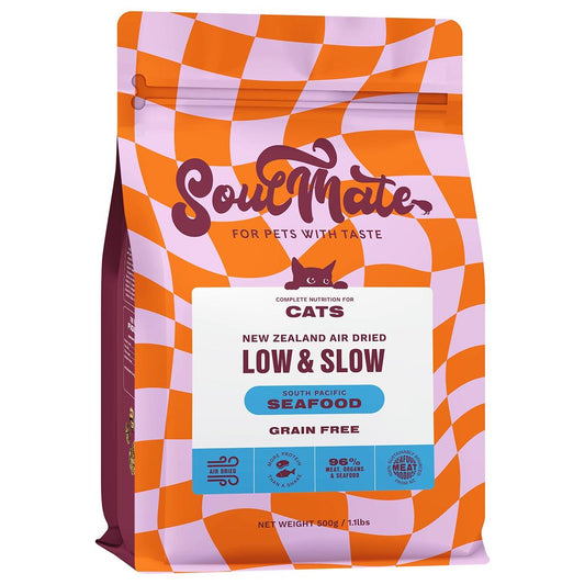 SoulMate Low & Slow South Pacific Seafood Air Dried Cat Food